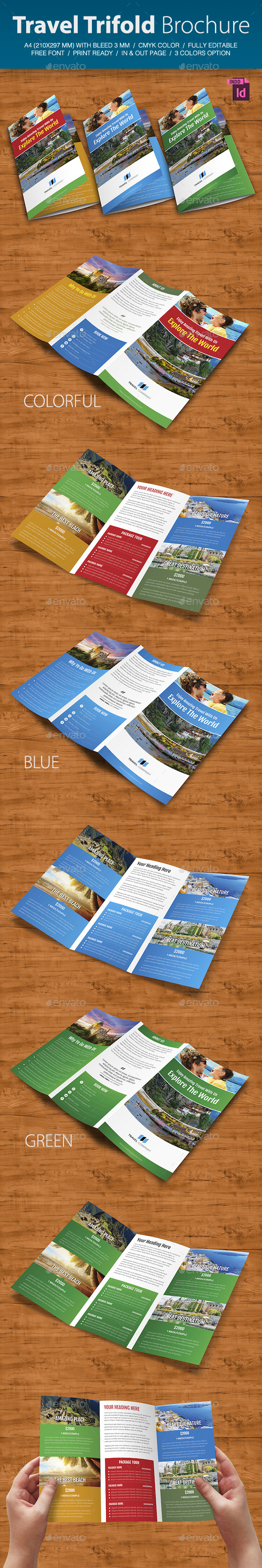 GraphicRiver Travel Trifold Brochure V.2 8974032 GraphicRiver Travel Trifold Brochure V.2 8974032