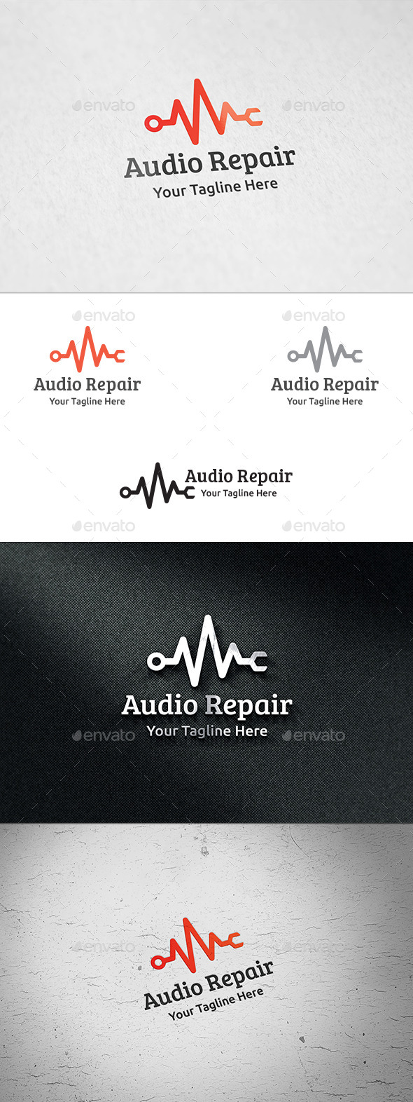 GraphicRiver Audio Repair Logo Template 8974332 GraphicRiver Audio Repair Logo Template 8974332