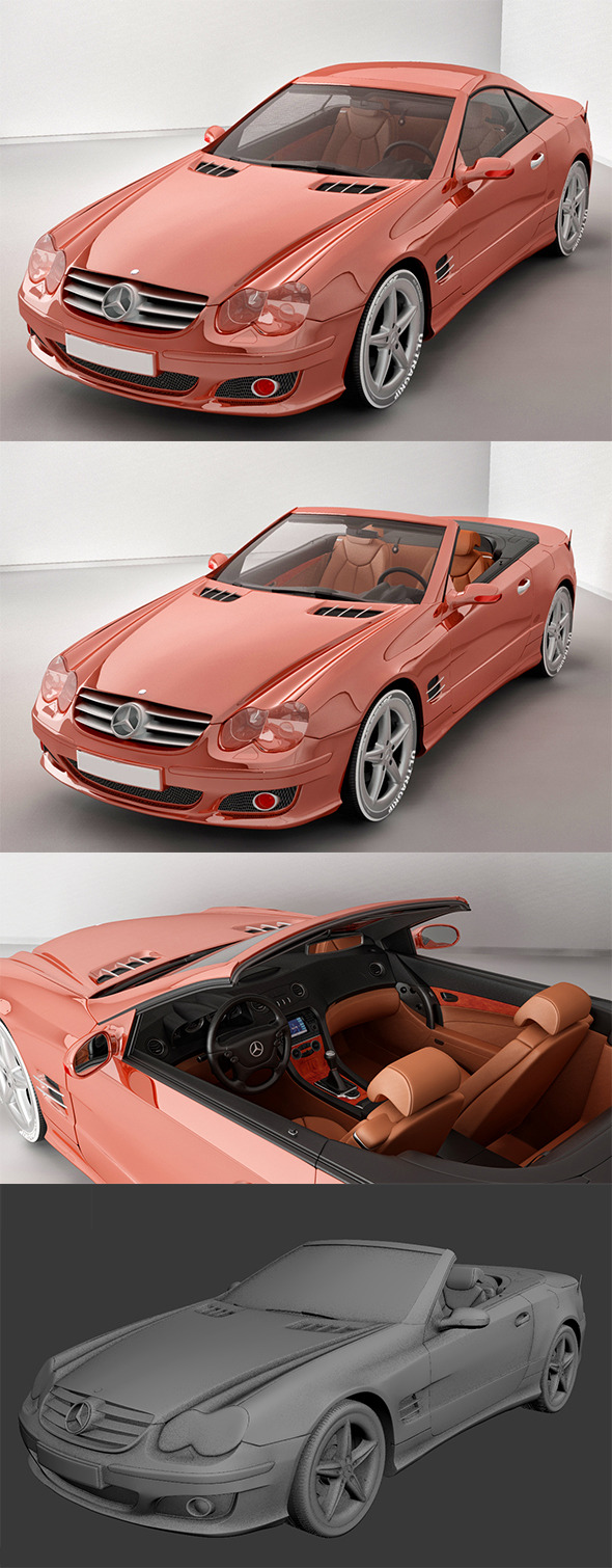 3DOcean mercedes sl500 8975040 3DOcean mercedes sl500 8975040