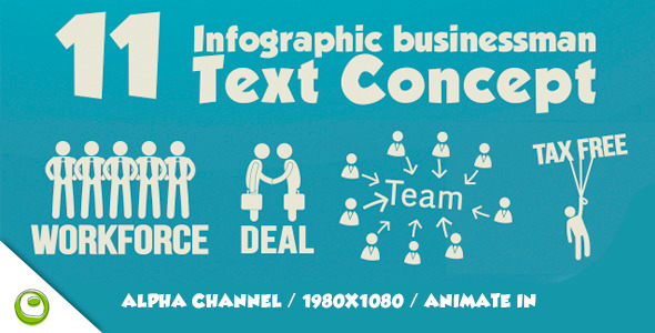 11 Infographic Businessman Text Concept 11 Infographic Businessman Text Concept
