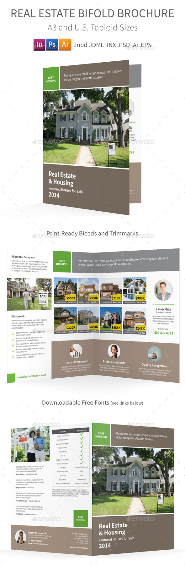 GraphicRiver Real Estate Bifold Halffold Brochure 8975288 GraphicRiver Real Estate Bifold Halffold Brochure 8975288