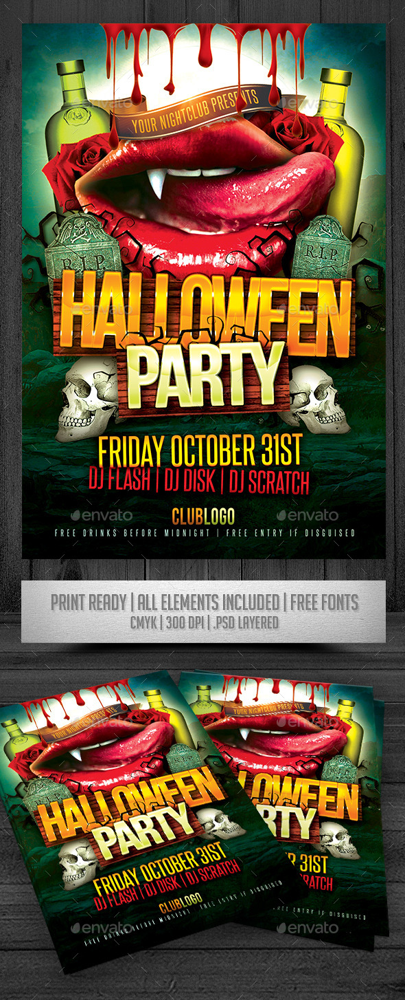 Halloween Party Flyer