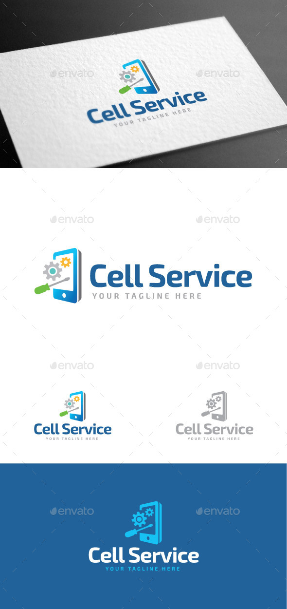 GraphicRiver Cell Service Logo Template 8975480 GraphicRiver Cell Service Logo Template 8975480