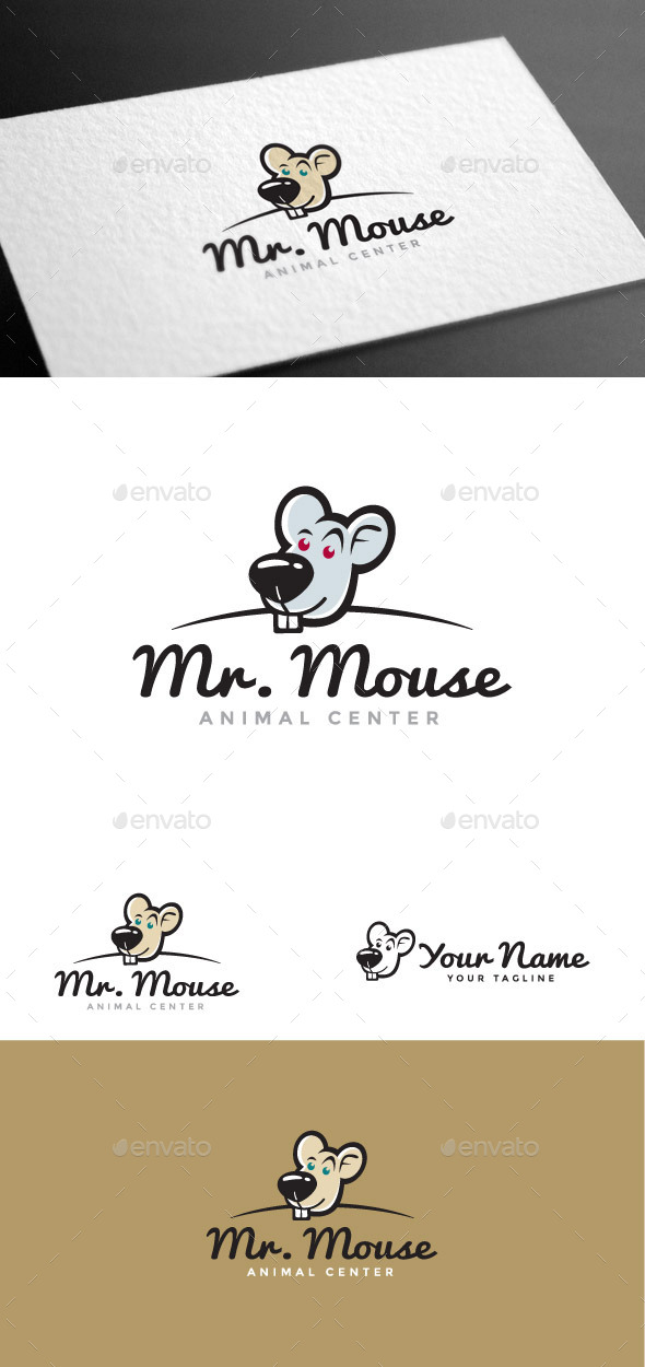 GraphicRiver Mr Mouse Logo Template 8975548 GraphicRiver Mr Mouse Logo Template 8975548