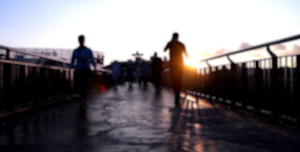 Crowd Silhouette Crowd Silhouette