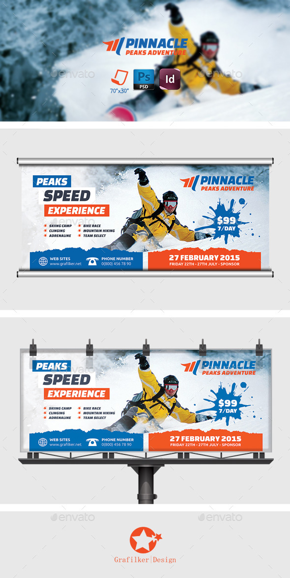 GraphicRiver Adventure Billboard Templates 8976092 GraphicRiver Adventure Billboard Templates 8976092