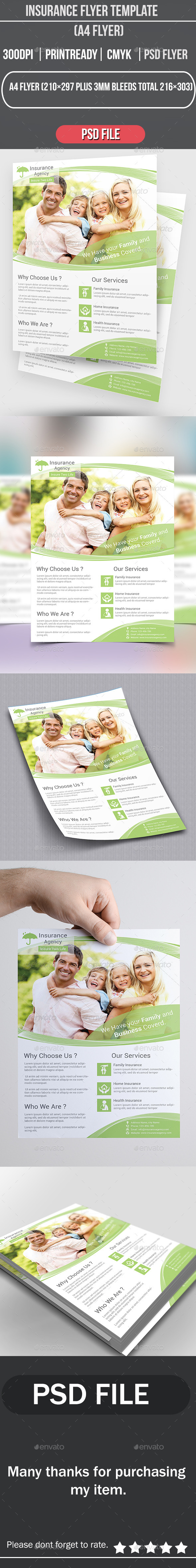 GraphicRiver Insurance Flyer Template 8977016 GraphicRiver Insurance Flyer Template 8977016