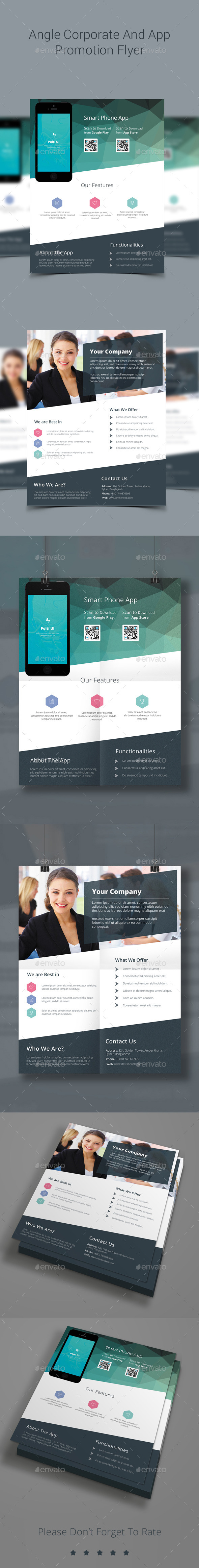 GraphicRiver Angle Modern Corporate And App Promotion Business Flyers 8957519 GraphicRiver Angle Modern Corporate And App Promotion Business Flyers 8957519