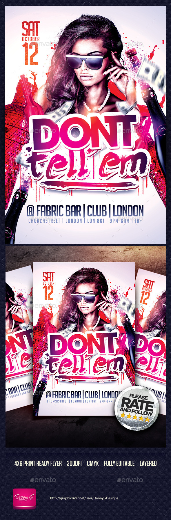 GraphicRiver Don t Tell Em Flyer Template PSD 8960020 GraphicRiver Don t Tell Em Flyer Template PSD 8960020
