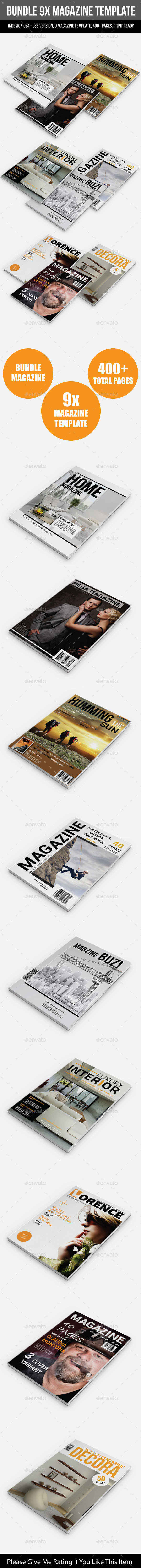 GraphicRiver Bundle 9X Magazine Template 8977892 GraphicRiver Bundle 9X Magazine Template 8977892