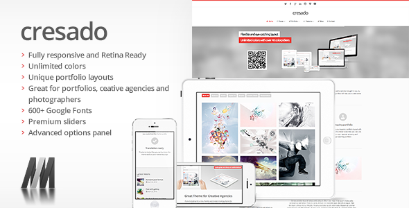 Cresado WP - Responsive Theme for Creatives