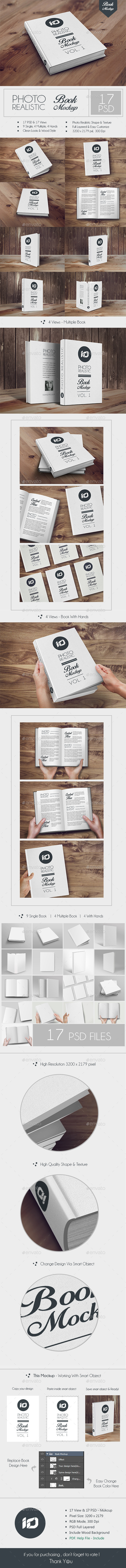 GraphicRiver ID Book Mock-up Photorealistic 8974134 GraphicRiver ID Book Mock-up Photorealistic 8974134