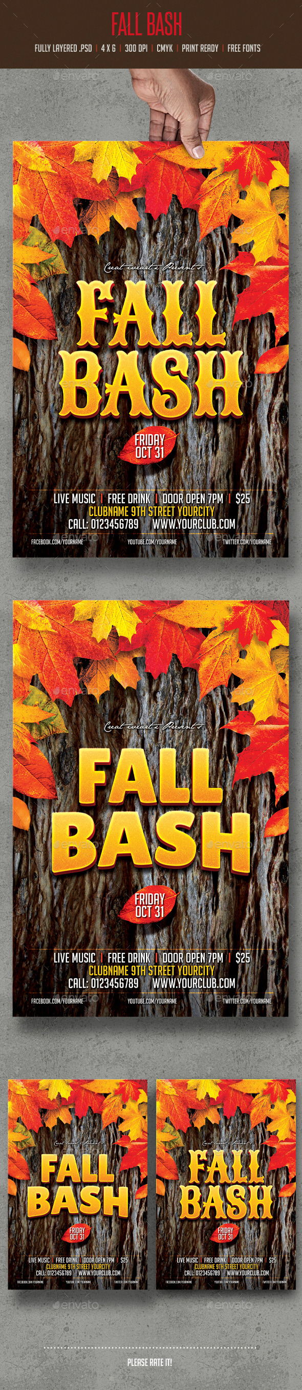 GraphicRiver Fall Bash 8979053 GraphicRiver Fall Bash 8979053