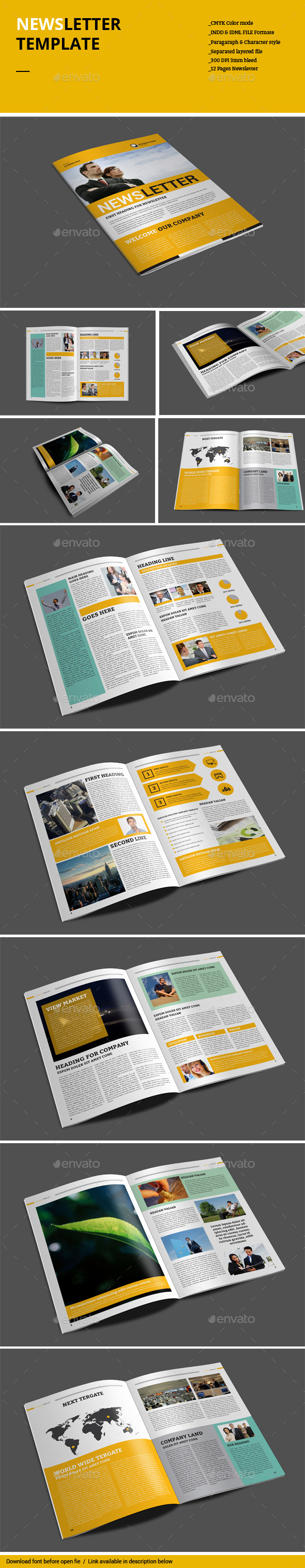 GraphicRiver Newsletter Template 8960226 GraphicRiver Newsletter Template 8960226