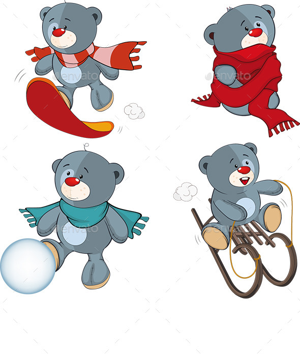 GraphicRiver Stuffed Bear Toys 8979952 GraphicRiver Stuffed Bear Toys 8979952