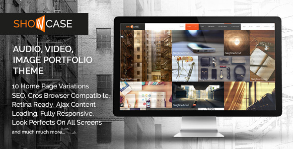 Showcase - Ajax / HTML Responsive Portfolio Theme for Freelancers, Studios and Agencies