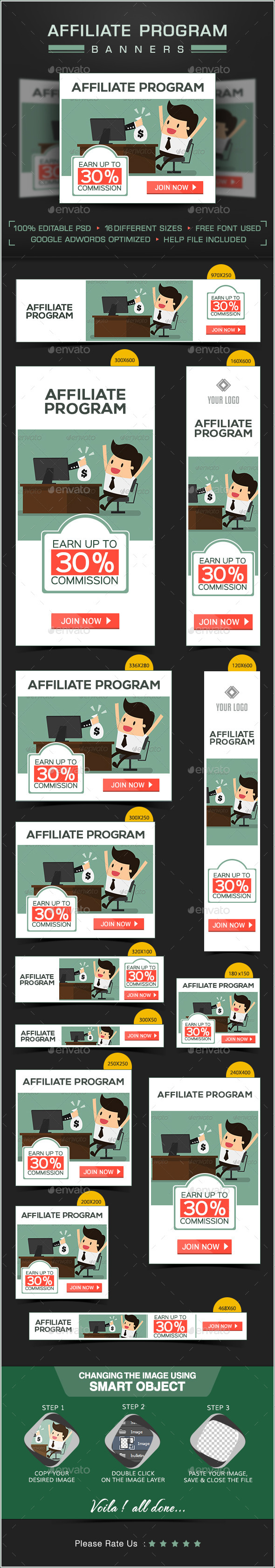 Web Banner Design for Affiliate Program (Banners & Ads)