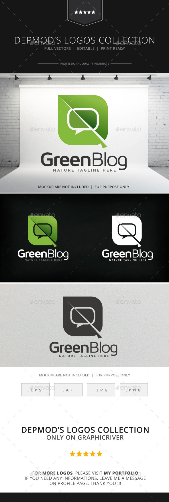 GraphicRiver Green Blog Logo 8980811 GraphicRiver Green Blog Logo 8980811