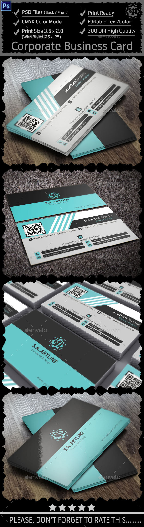 GraphicRiver Modern Corporate Business Card 8981414 GraphicRiver Modern Corporate Business Card 8981414