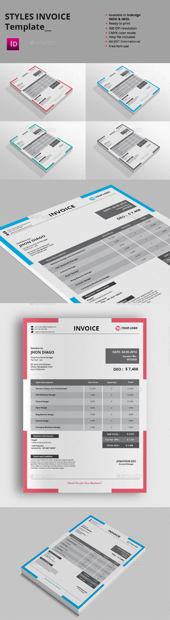 GraphicRiver Styles Invoice Templates 8981799 GraphicRiver Styles Invoice Templates 8981799