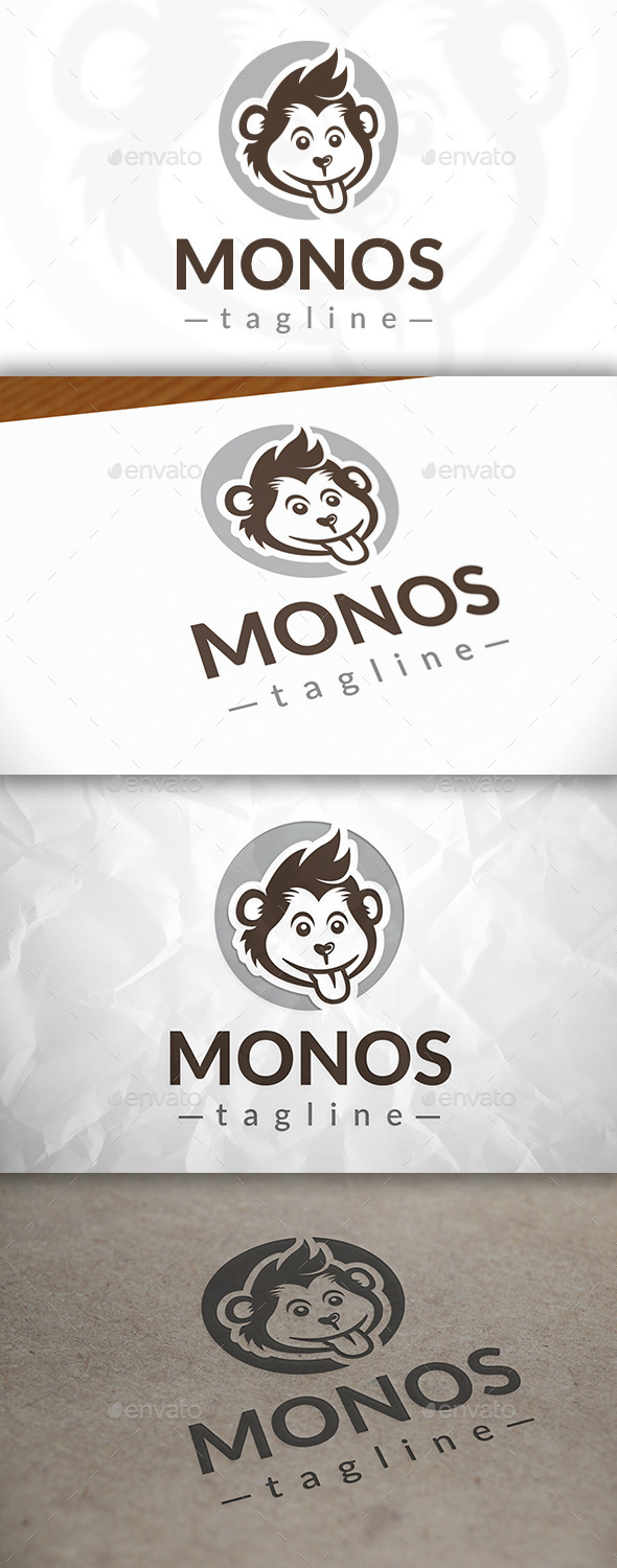 GraphicRiver Monkey Logo Template 8982059 GraphicRiver Monkey Logo Template 8982059