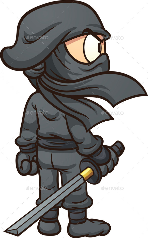 GraphicRiver Cartoon Ninja 8982648 GraphicRiver Cartoon Ninja 8982648