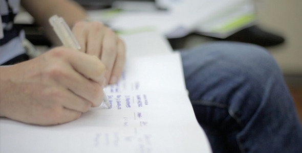 Student Takes Notes Student Takes Notes