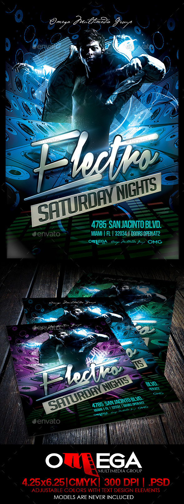 GraphicRiver Electro Saturday Nights 8962627 GraphicRiver Electro Saturday Nights 8962627