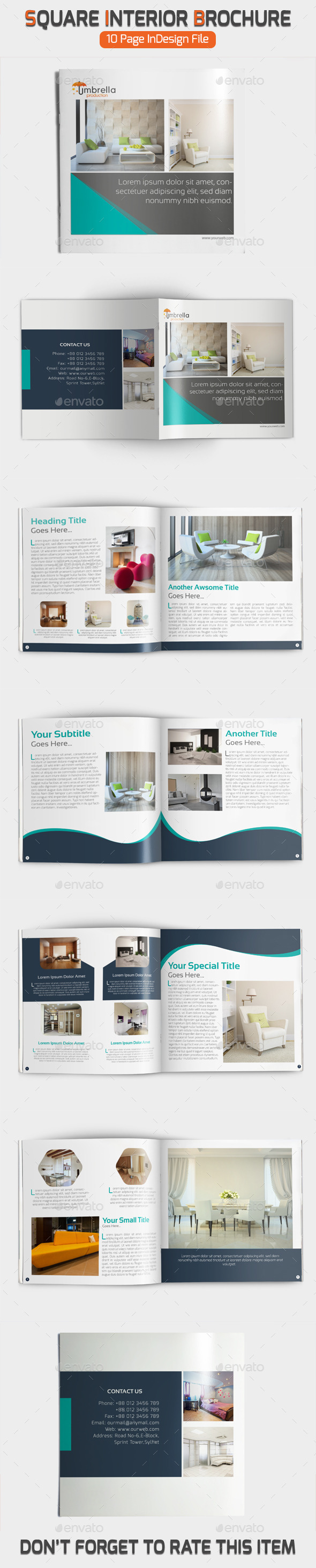 Square Interior Brochure (Brochures)