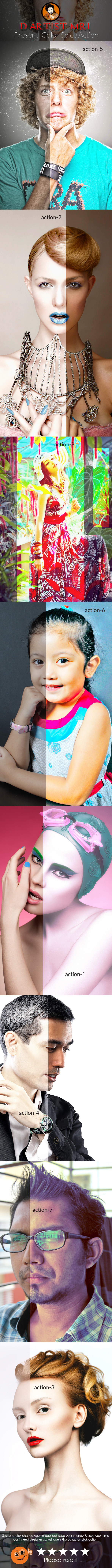 Color Spice Action - Actions Photoshop