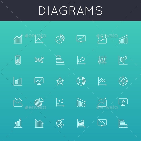 GraphicRiver Vector Diagrams Line Icons 8987397 GraphicRiver Vector Diagrams Line Icons 8987397