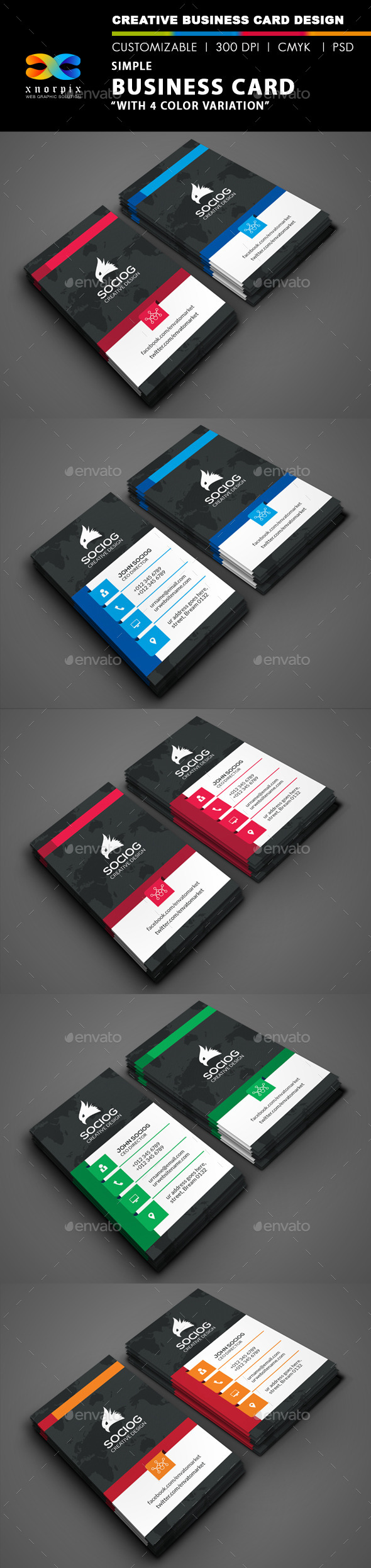 GraphicRiver Simple Business Card 8987495 GraphicRiver Simple Business Card 8987495