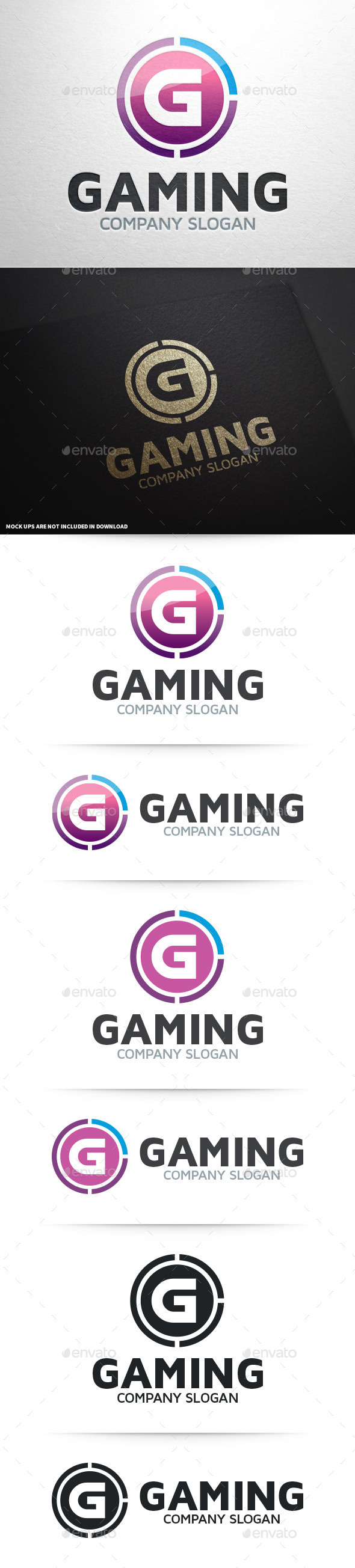 GraphicRiver Gaming Letter G Logo 8987754 GraphicRiver Gaming Letter G Logo 8987754