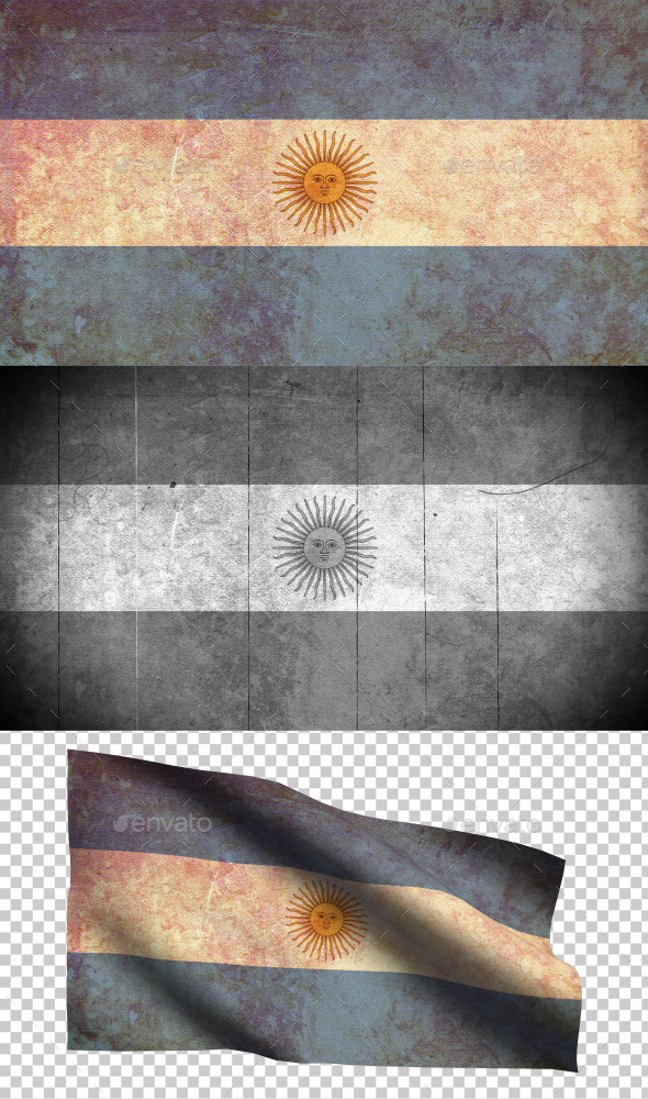 GraphicRiver Argentina Flag Grunge and Retro 8988031 GraphicRiver Argentina Flag Grunge and Retro 8988031