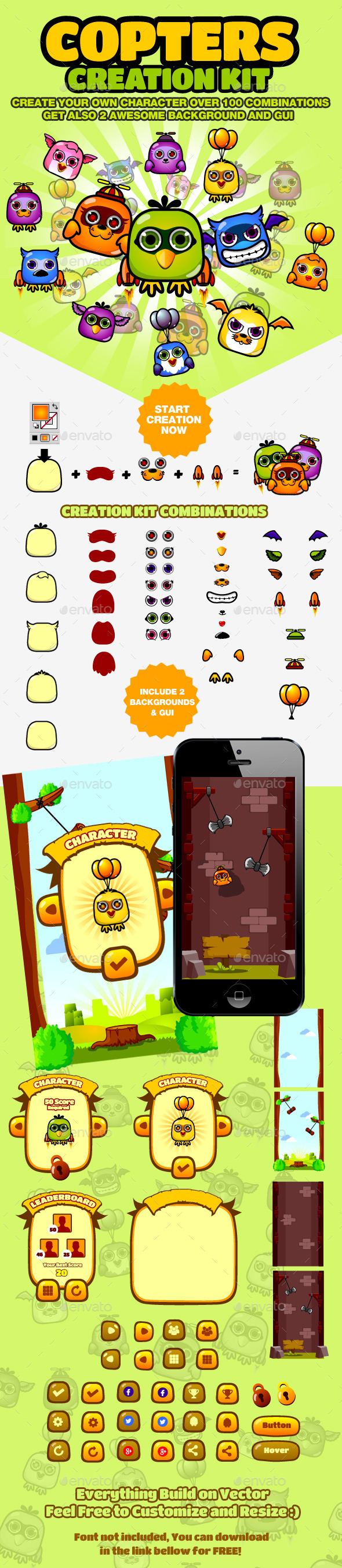 GraphicRiver Copters Creation and Game Kit 8961705 GraphicRiver Copters Creation and Game Kit 8961705