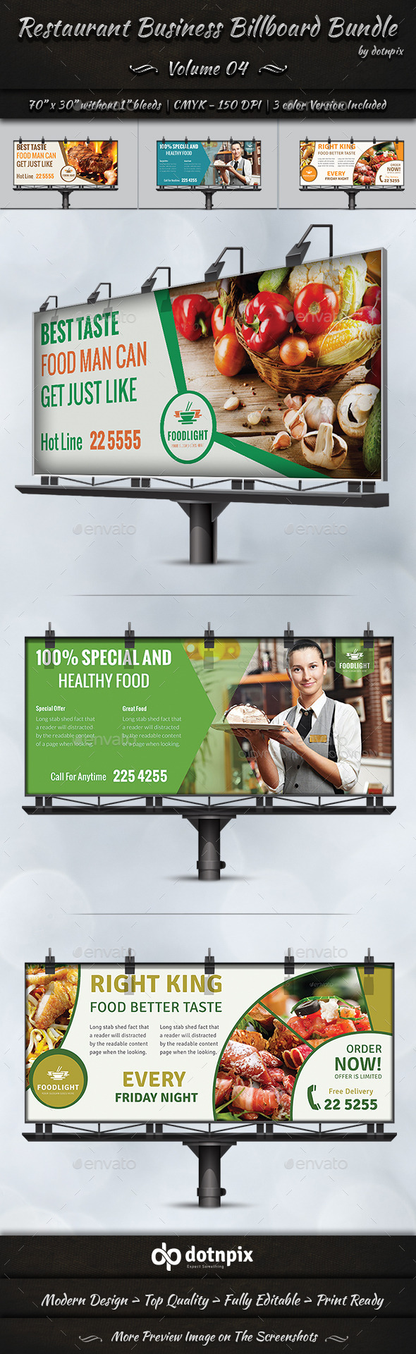 GraphicRiver Restaurant Business Billboard Bundle Volume 4 8988252 GraphicRiver Restaurant Business Billboard Bundle Volume 4 8988252