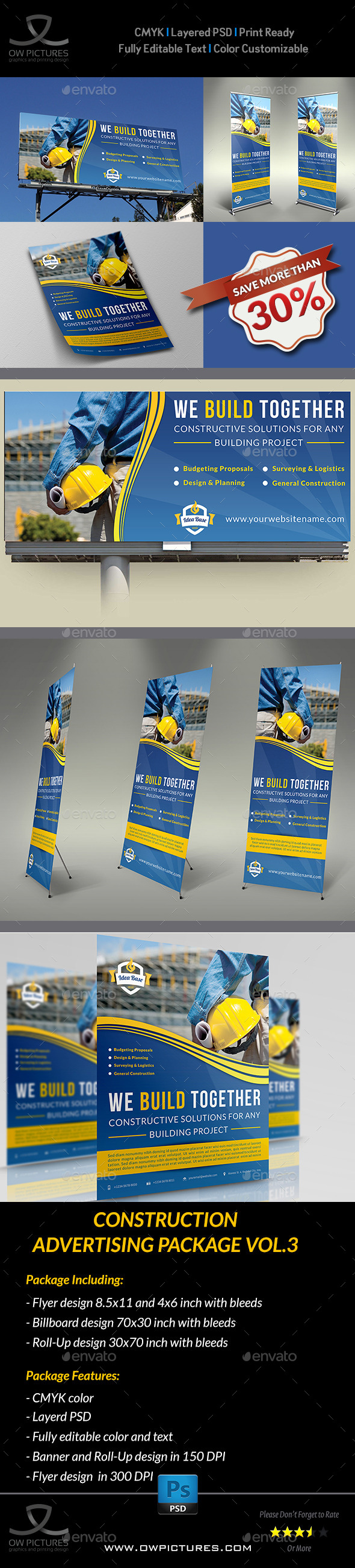 GraphicRiver Construction Advertising Bundle Vol.3 8988392 GraphicRiver Construction Advertising Bundle Vol.3 8988392