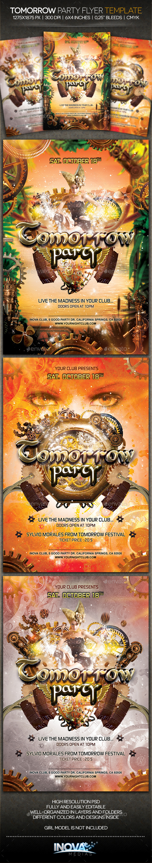 GraphicRiver Tomorrow Party Flyer 8941448 GraphicRiver Tomorrow Party Flyer 8941448