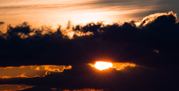 Sunset in the Cloudy Sky Sunset in the Cloudy Sky