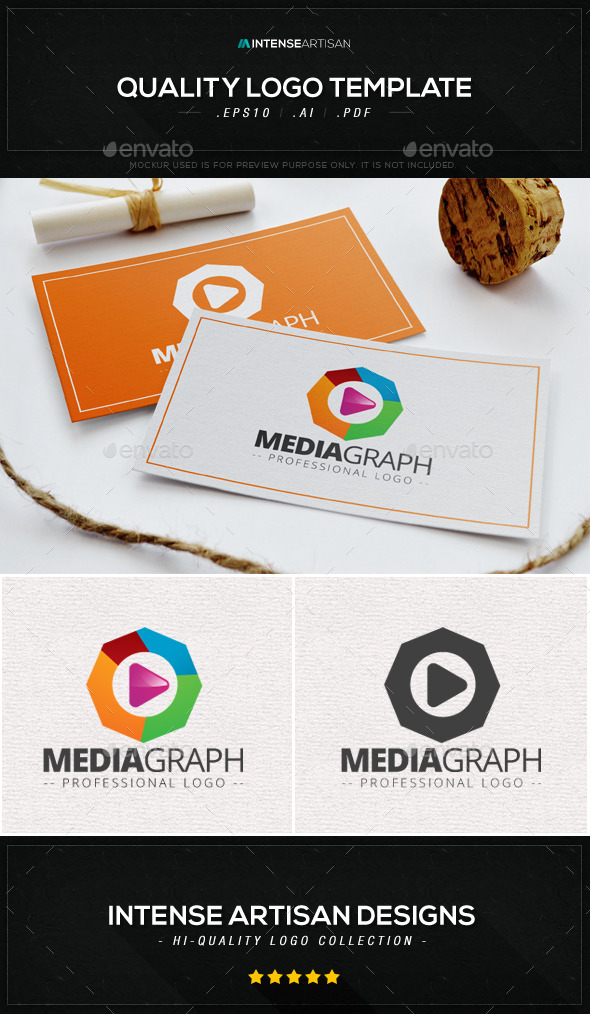 GraphicRiver Media Graph Logo Template 8988730 GraphicRiver Media Graph Logo Template 8988730