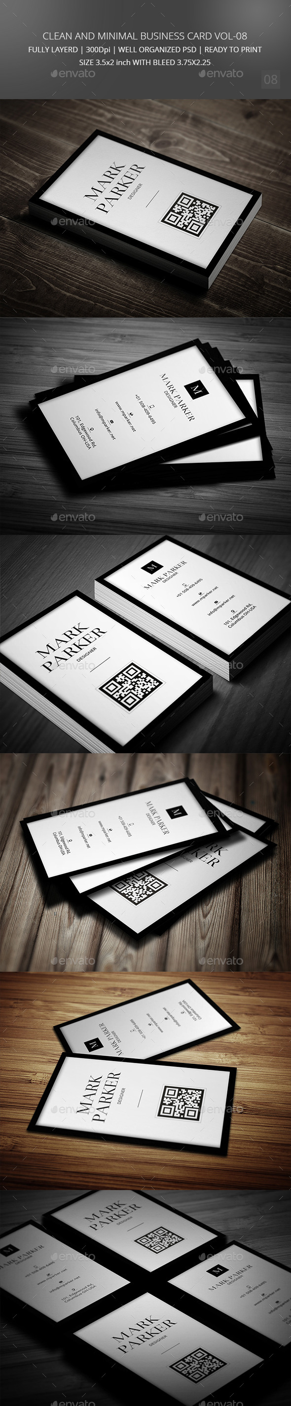 GraphicRiver Clean and Minimal Business Card Vol-08 8989098 GraphicRiver Clean and Minimal Business Card Vol-08 8989098