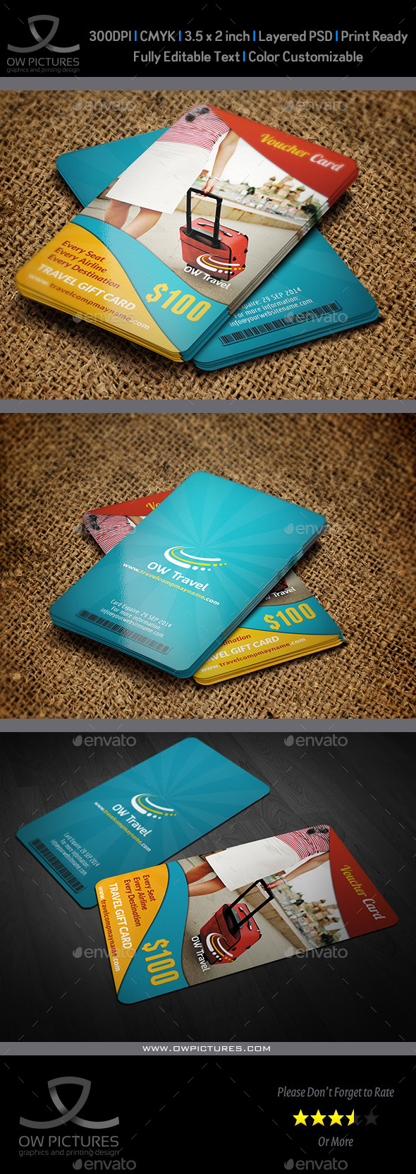 GraphicRiver Travel Gift Voucher Card Template Vol.13 8989135 GraphicRiver Travel Gift Voucher Card Template Vol.13 8989135