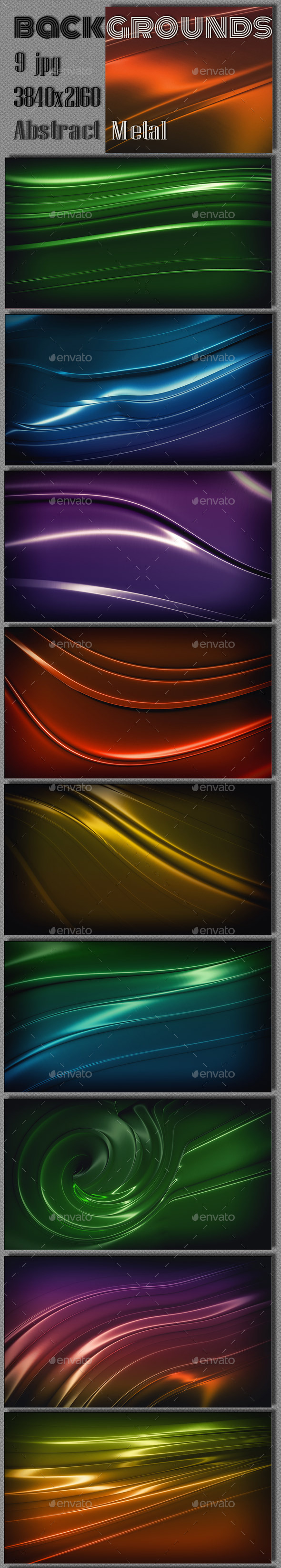 GraphicRiver Glossy Steel 3D Wallpaper 8989292 GraphicRiver Glossy Steel 3D Wallpaper 8989292