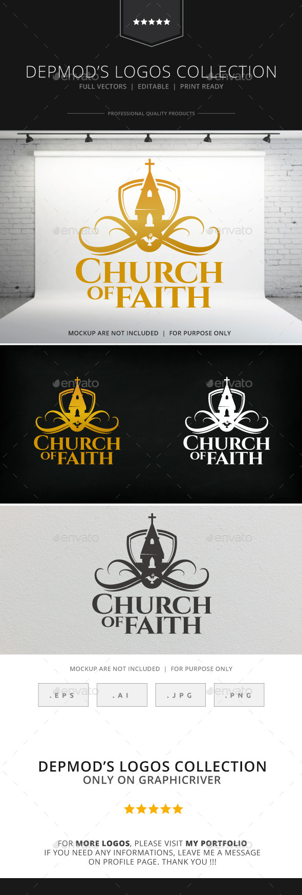 GraphicRiver Church of Faith Logo 8989461 GraphicRiver Church of Faith Logo 8989461