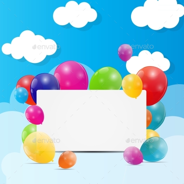 GraphicRiver Color Glossy Balloons Background Vector Illustration 8989510 GraphicRiver Color Glossy Balloons Background Vector Illustration 8989510