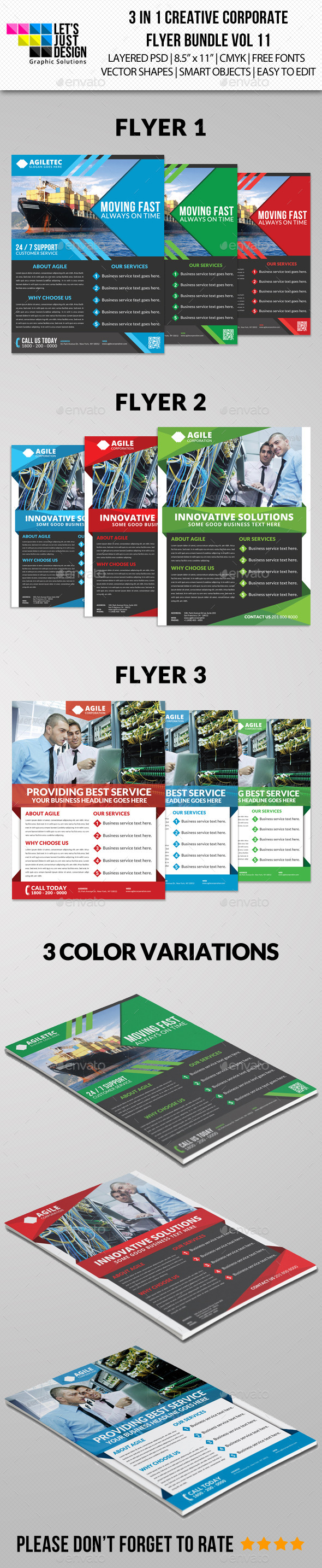 GraphicRiver Creative Corporate Flyer Pack Vol 11 8989576 GraphicRiver Creative Corporate Flyer Pack Vol 11 8989576