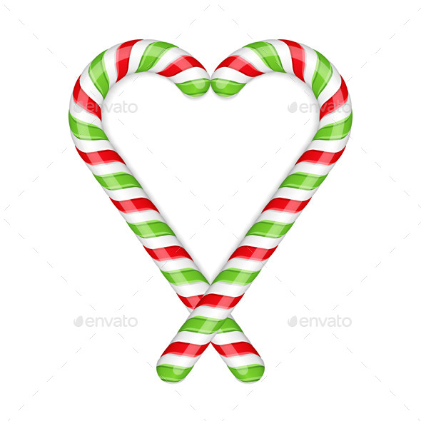 GraphicRiver Candy Canes Heart 8990781 GraphicRiver Candy Canes Heart 8990781