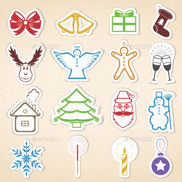 GraphicRiver Christmas Icons 8990803 GraphicRiver Christmas Icons 8990803