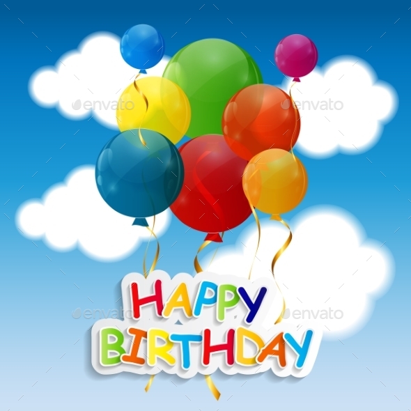 GraphicRiver Color Glossy Balloons Background Vector Illustration 8990915 GraphicRiver Color Glossy Balloons Background Vector Illustration 8990915