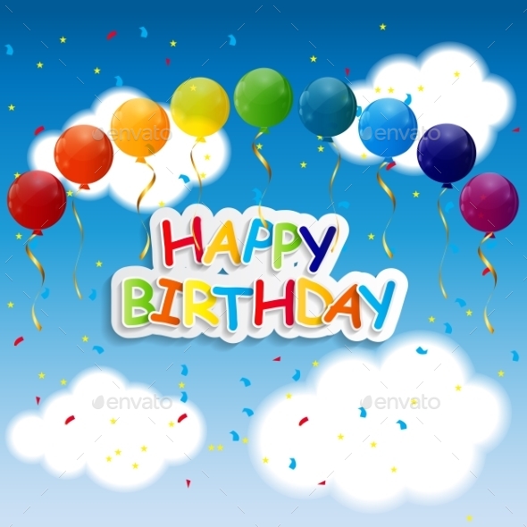 GraphicRiver Color Glossy Balloons Background Vector Illustration 8990920 GraphicRiver Color Glossy Balloons Background Vector Illustration 8990920